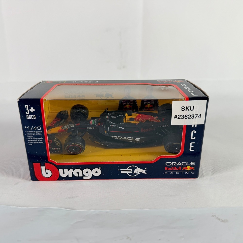 Bburago Red Bull Racing RB19 F1 Diecast Car 1/43 New Oracle RB19 Model
